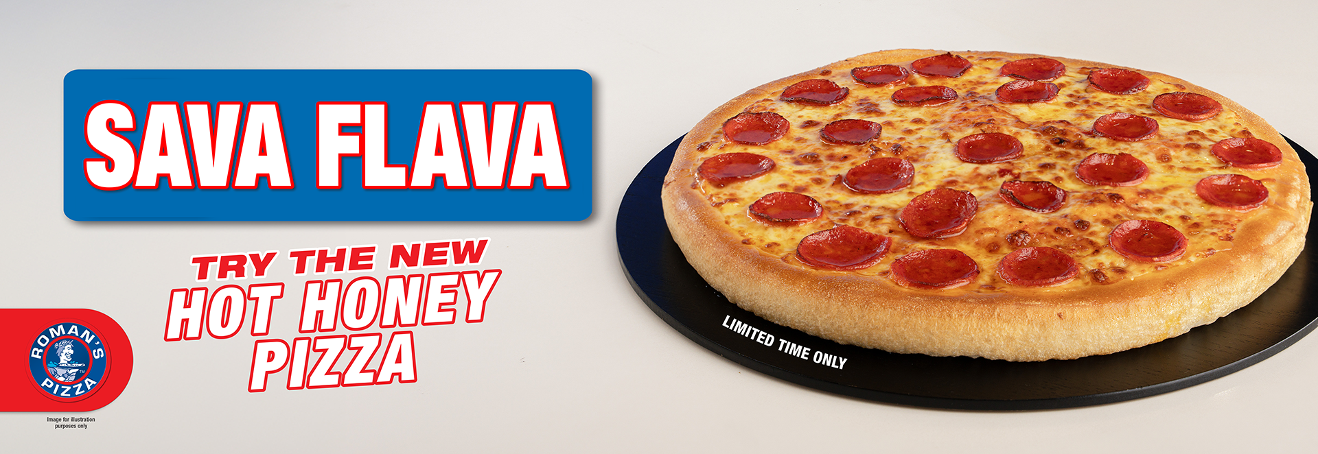 Sweet? Spicy? Best of both! 🍯 Introduce your tastebuds to the NEW Hot Honey Pizza. SAVA FLAVA at its best! Limited time only.